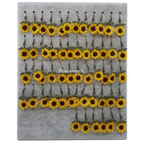 Wholesale Needle Lace Sunflower Earrings (20 Pcs)