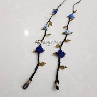İğne Oyası Tomurcuk Gözlük İpi Mavi - Açık Mavi