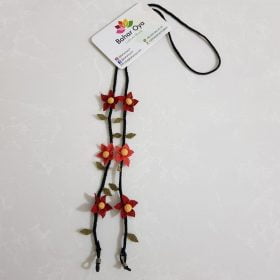 Needle Lace Anglez Cord Flower Eyeglass Strap