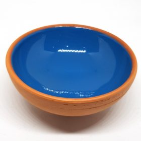 8 cm Colour Earthen Bowl For Snack & Nuts Blue