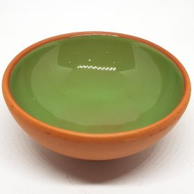 8 cm Colour Earthen Bowl For Snack & Nuts Pistachio Green