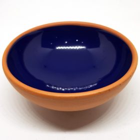 8 cm Colour Earthen Bowl For Snack & Nuts Navy Blue