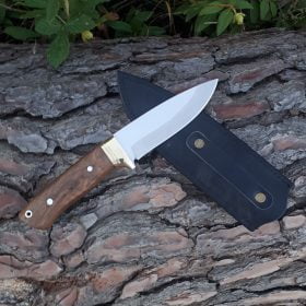 El Yapımı Avcı Bıçağı / Kamp Bıçağı Bilezikli Bushcraft No: 1