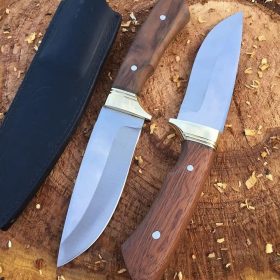 El Yapımı Avcı Bıçağı / Kamp Bıçağı Bilezikli Bushcraft No: 2