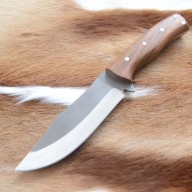 El Yapımı Avcı Bıçağı / Kamp Bıçağı Beş Perçin Bushcraft