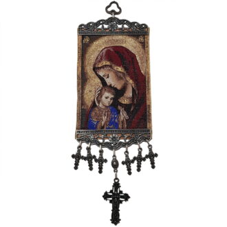 10 cm İkon Duvar Süs - Hristiyan Figür Model: 1095