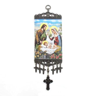 10 cm İkon Duvar Süs - Hristiyan Figür Model: 1105