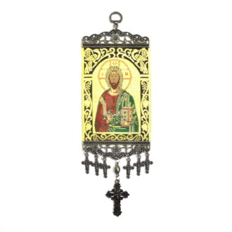 10 cm İkon Duvar Süs - Hristiyan Figür Model: 1214