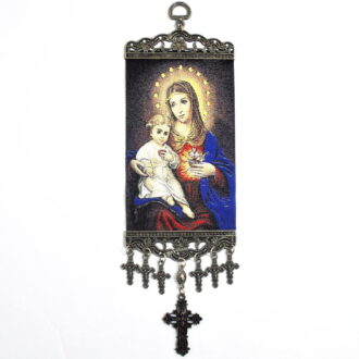10 cm İkon Duvar Süs - Hristiyan Figür Model: 1220