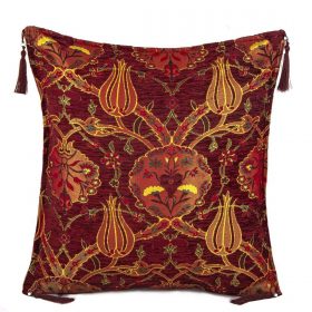 45x45 cm Tulip Patterned Cushion Cover / Pillow Cover No: 0004