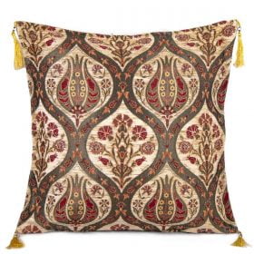 45x45 cm Tulip Patterned Cushion Cover / Pillow Cover No: 0213