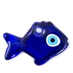 Glass Evil Eye Figure Fish