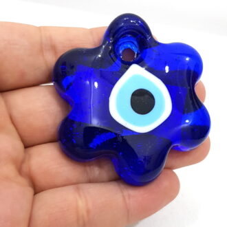 Cam Nazar Boncuğu Figür Çiçek Küçük