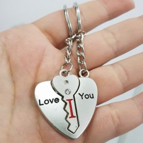Kalp ve Kilit Anahtarlık – Sevgili Anahtarlık – Sevgililer Günü Hediyesi