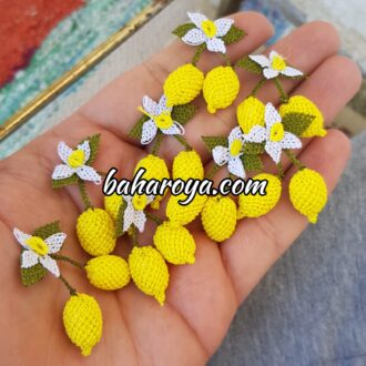 İğne Oyası Limon Motif (12 li Set)
