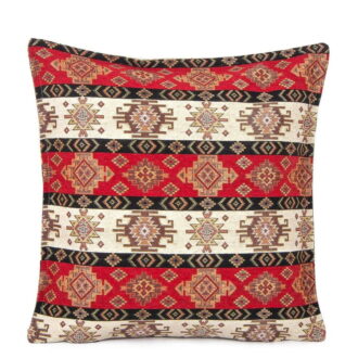 45x45 cm Goblen Kilim Minder Siyah - Mavi No: 506