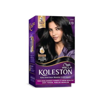 Koleston Kit Saç Boyası - 2/0 Siyah