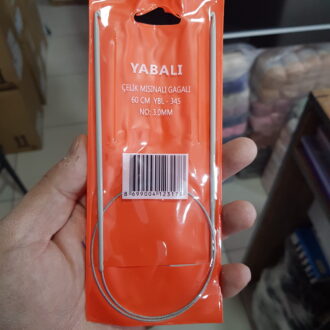Yabalı Çelik Misinalı Gagalı Şiş 60 cm 3mm