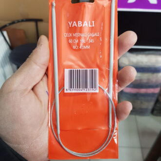 Yabalı Çelik Misinalı Gagalı Şiş 60 cm 4mm