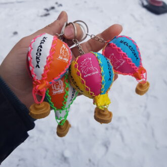 Kapadokya Deri Balon Anahtarlık