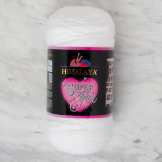 Himalaya Super Soft Yarn 80801 - Beyaz