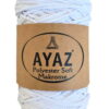 Ayaz Soft Makrome İpi Beyaz 1208