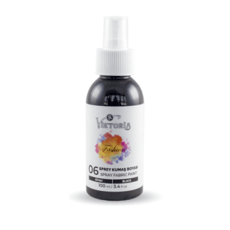 Viktoria Sprey Kumaş Boyası 100 ml 06 Siyah