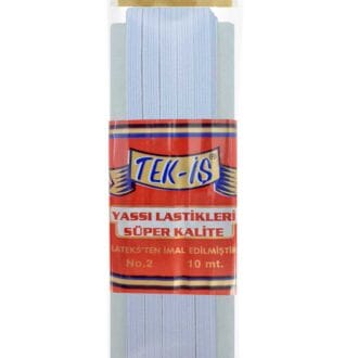8mm Tekiş Lastik 10mt - Beyaz