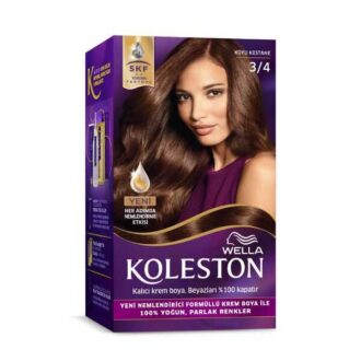 Koleston Kit Saç Boyası - 3/4 Koyu Kestane