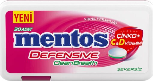 Mentos Defensive Vişne Şeker 21g