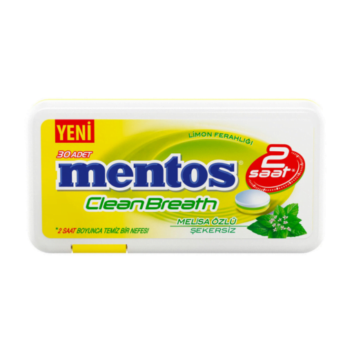 Mentos Clean Breath Limon Şeker 21g