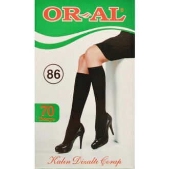 Alternative view of Oral İnce Dizaltı Çorap Kalın Opak ORAL03 - 38