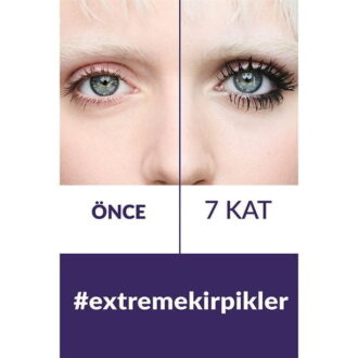 Avon Exxtravert Maskara Blackest Black - Görsel 6