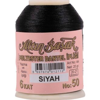 Altınbaşak İğne Oyası İpi 20 gr - Siyah
