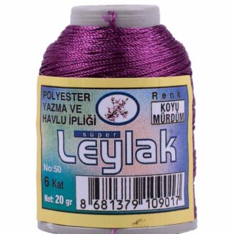 Leylak İğne Oyası İpi 20 g - Koyu Mürdüm