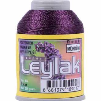 Leylak İğne Oyası İpi 20 g - Mürdüm
