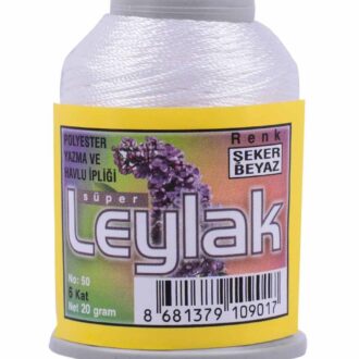 Leylak İğne Oyası İpi 20 g - Şeker Beyaz