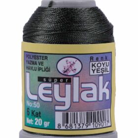 Leylak İğne Oyası İpi 20 g - Koyu Yeşil