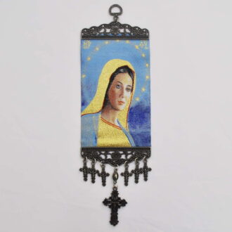 10 cm İkon Duvar Süs - Hristiyan Figür Model: 1106