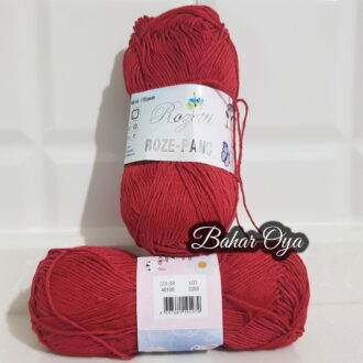 Rozetti Roze-Panç Pamuklu İp 40109 - Kırmızı