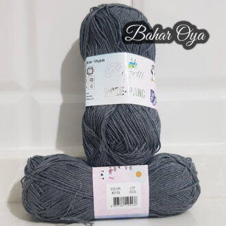Rozetti Roze-Panç Pamuklu İp 40125 - Gri