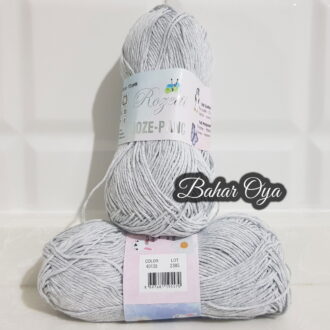 Rozetti Roze-Panç Pamuklu İp 40135 - Gri
