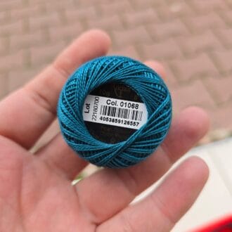 Anchor Koton Perle 8 - 01068 (Yurtdışı Renk)