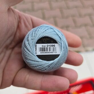 Anchor Koton Perle 8 - 01096 (Yurtdışı Renk)
