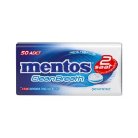 Mentos Clean Breath Nane Şeker Tinbox 35g