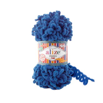 Alize Puffy Fine 637 - Havacı Mavi