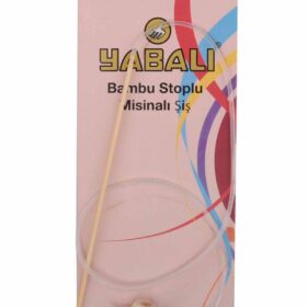 Yabalı Bambu Stoplu Misinalı Şiş 60 cm