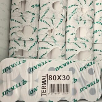 Tekno Termal Yazar Kasa - Fiş - Adisyon Kağıdı 80x30 - 10lu Paket