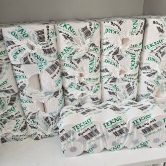 Tekno Termal Yazar Kasa - Fiş - Adisyon Kağıdı 80x40 - 18 Paket - 1 Koli