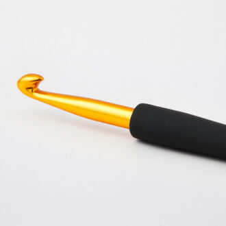 Alternative view of KnitPro Alüminyum Gold Siyah Yumuşak Saplı Yün Tığı